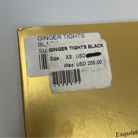 Agent Provocateur Ginger SOIREE Black Tights NEW $255 - Picture 8 of 13